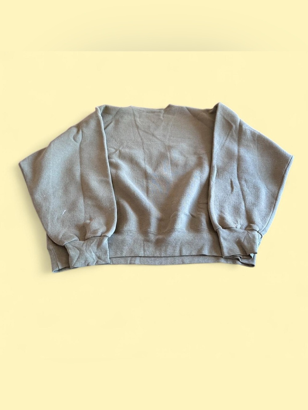Vintage USMC Soffe Olive Green Sweatshirt Men’s L Made in USA - Picture 4 of 6
